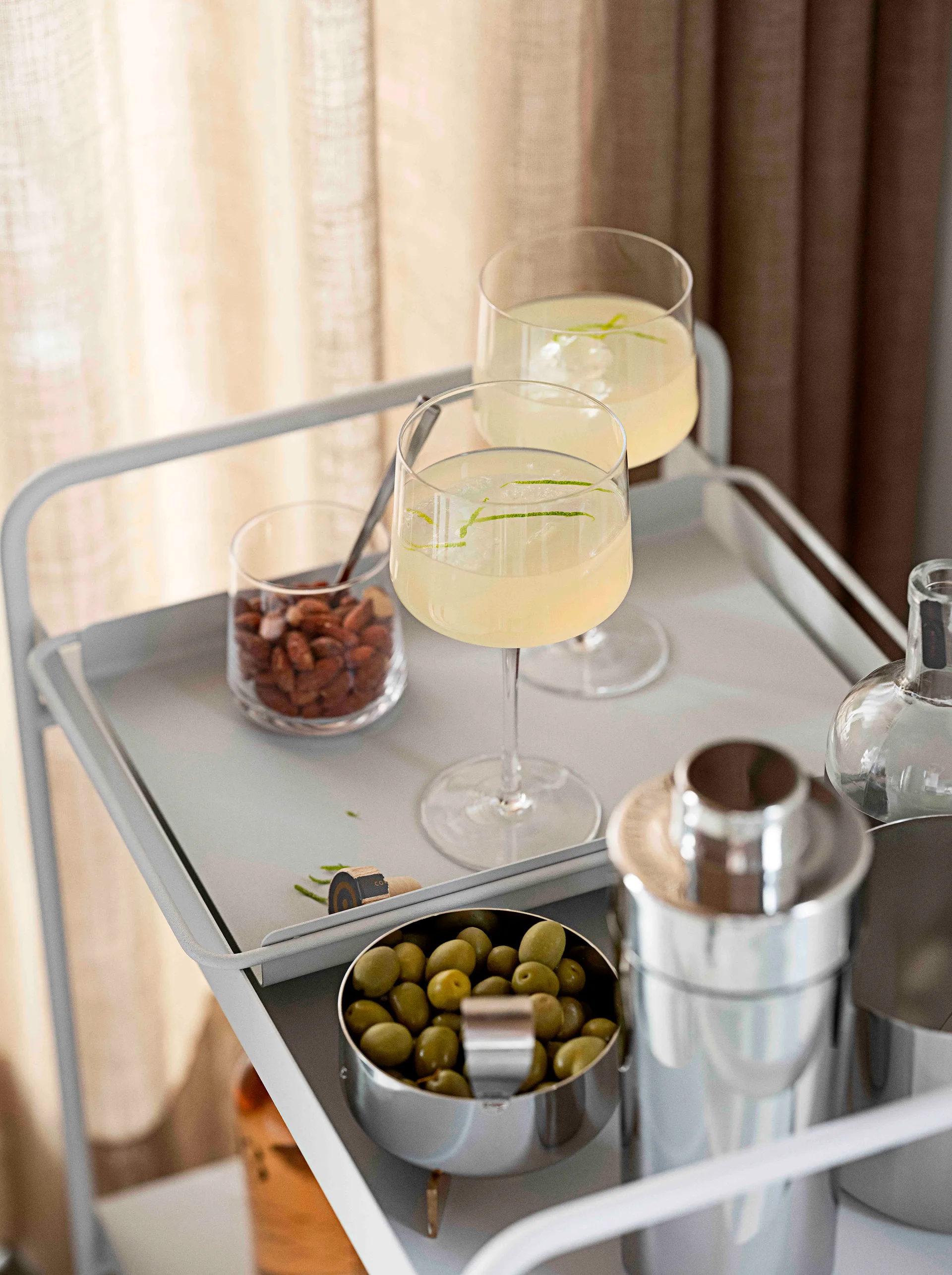 A-Cocktail 手推车, 柔和灰 Zone Denmark
