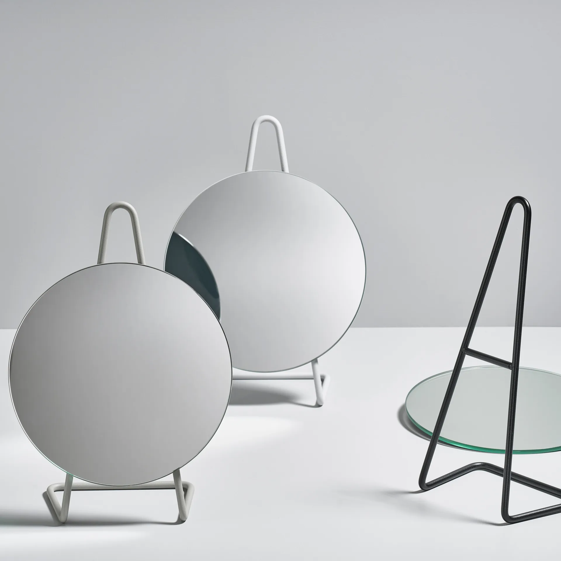 A-Mirror table top mirror 桌面镜, 黑色 Zone Denmark