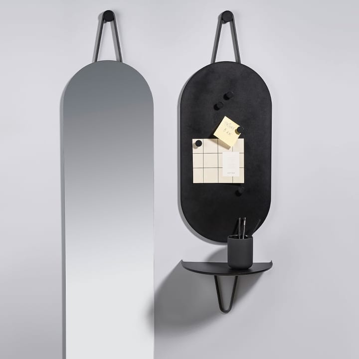 A-Wall Mirror, 黑色, small Zone Denmark