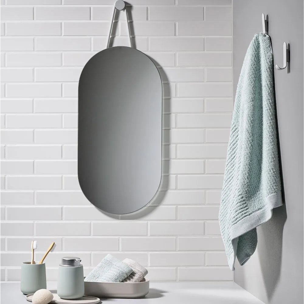 A-Wall Mirror, Soft 灰色, small Zone Denmark