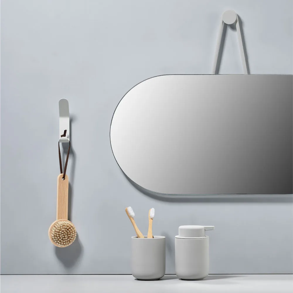 A-Wall Mirror, Soft 灰色, small Zone Denmark