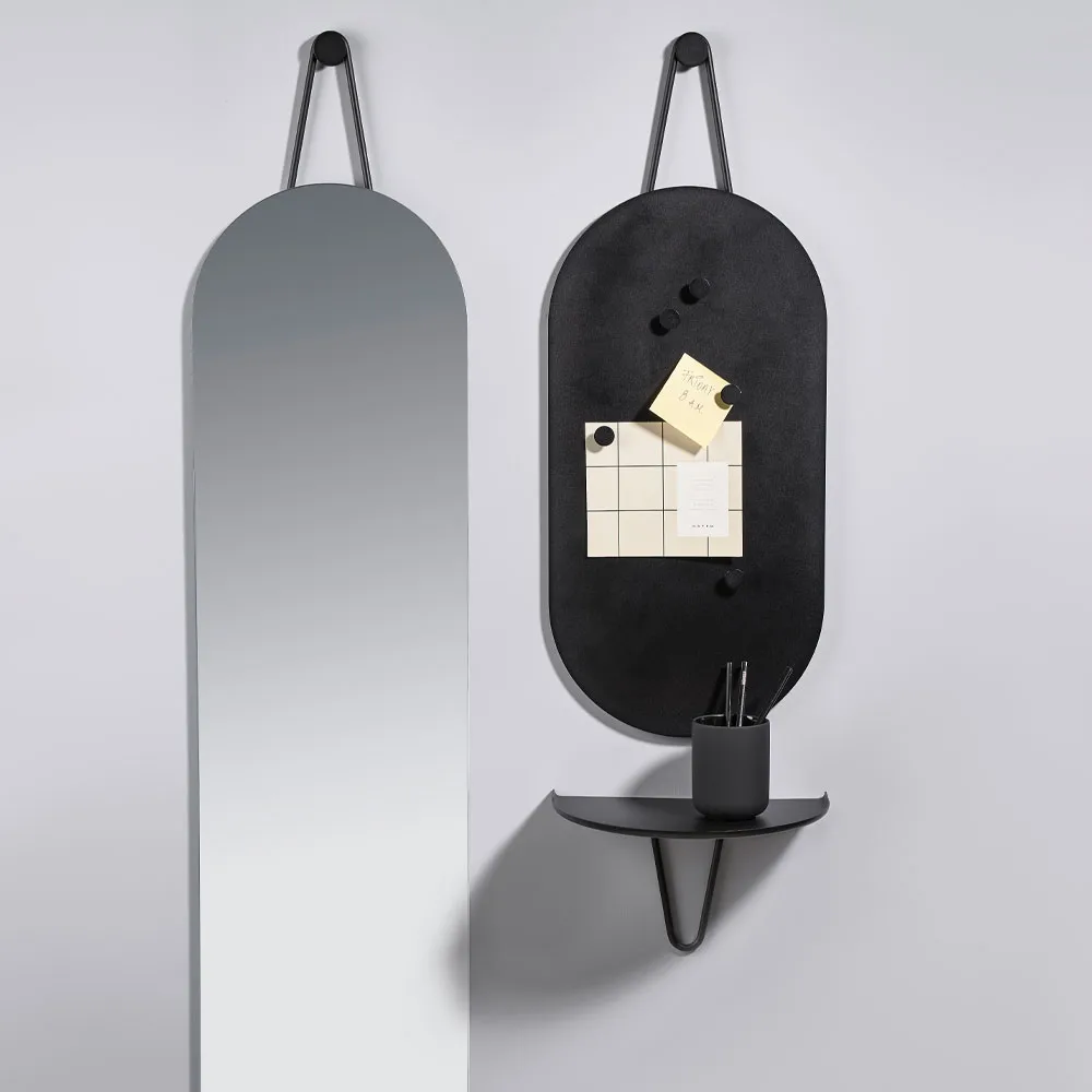A-Wall Mirror, 柔和灰色_大号 Zone Denmark