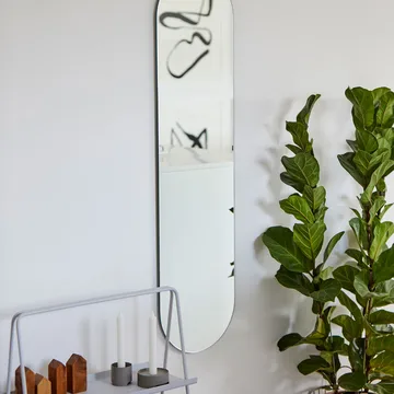 A-Wall Mirror - 柔和灰色_大号 - Zone Denmark
