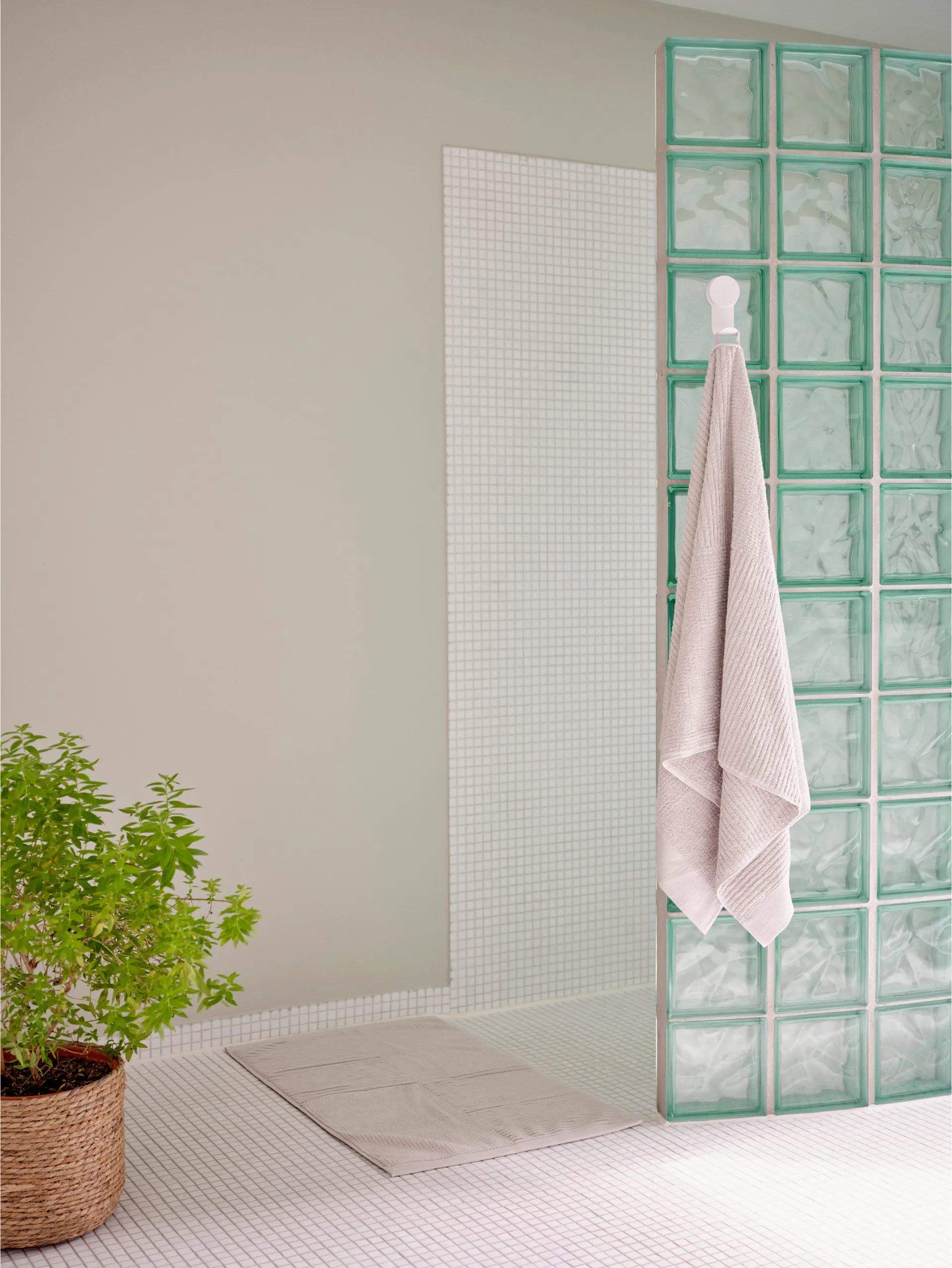 Classic 浴室地垫 50x80 cm, Soft 灰色 Zone Denmark