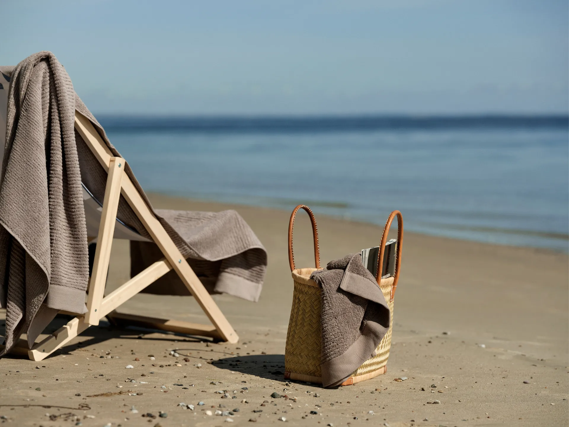 Classic 浴巾 70x140 cm, 灰褐色（Taupe） Zone Denmark