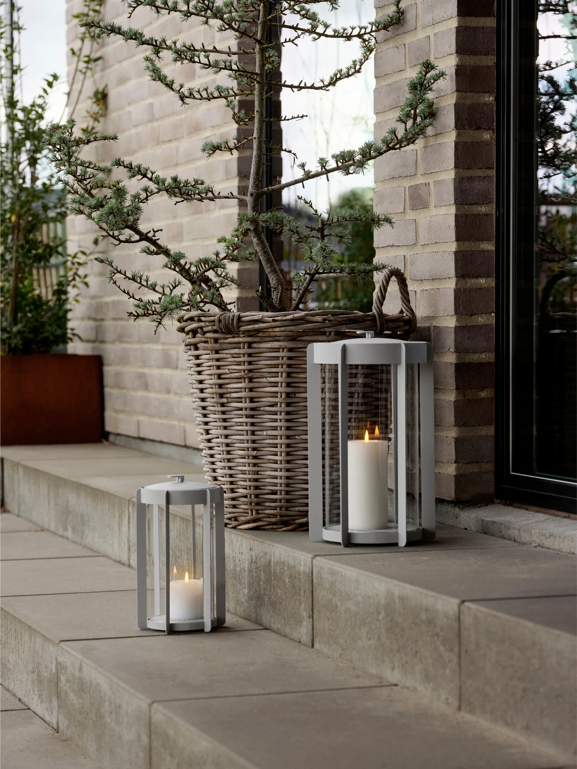Firefly Lantern 蜡烛灯笼35cm, Soft 灰色 Zone Denmark