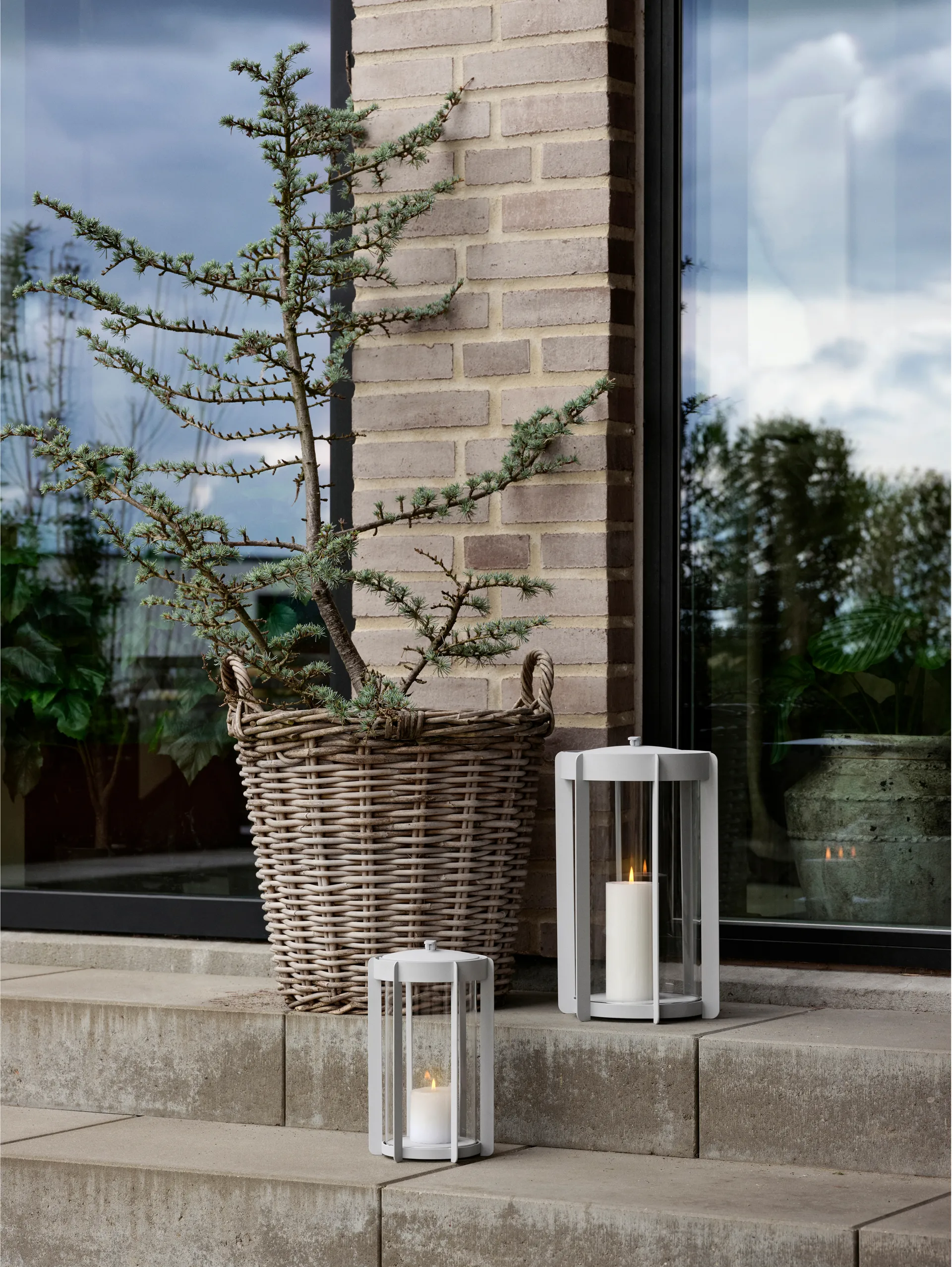 Firefly Lantern 蜡烛灯笼35cm, Soft 灰色 Zone Denmark