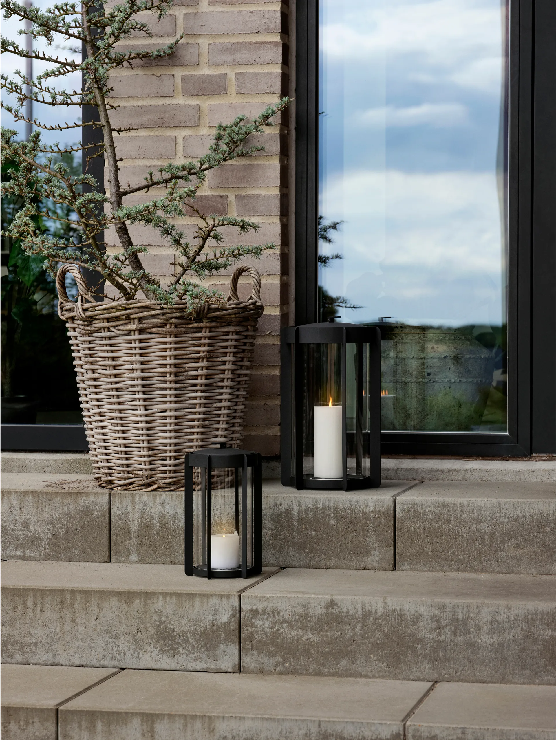 Firefly Lantern 蜡烛灯笼35cm, 黑色 Zone Denmark