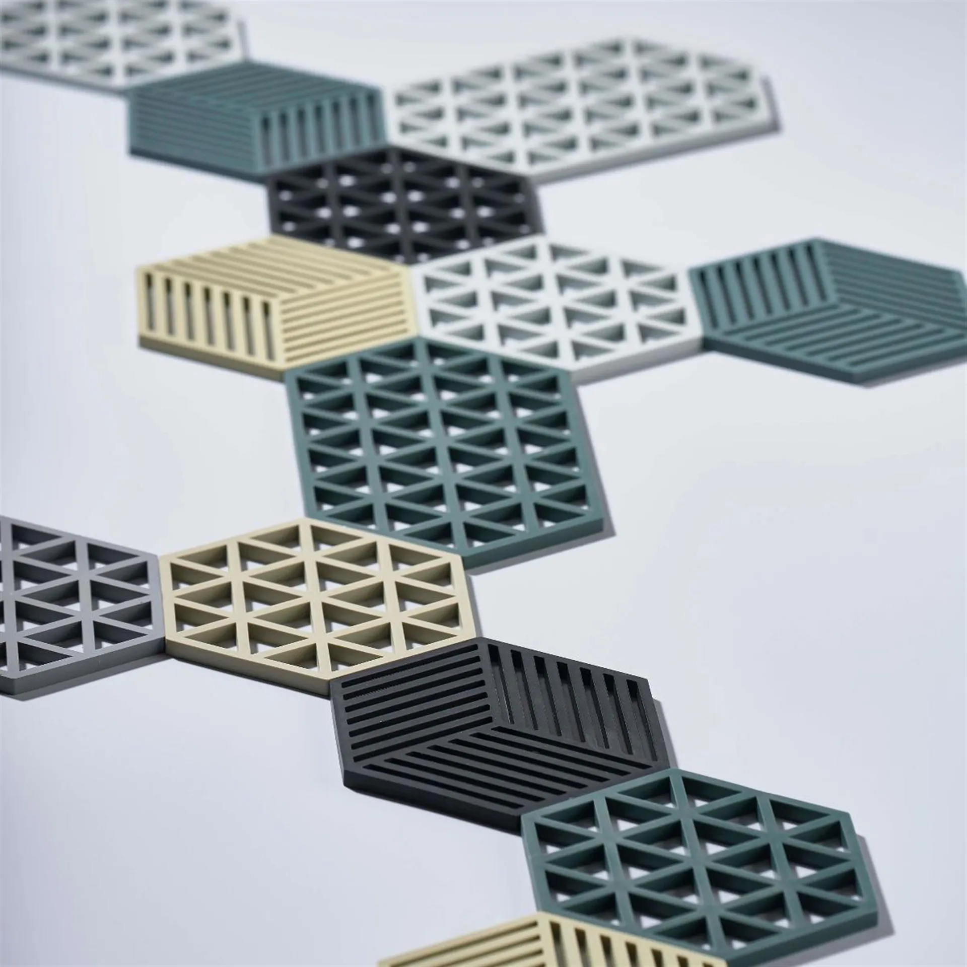 Hexagon trivet, cool 灰色 Zone Denmark