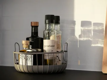 Inu 篮子 Ø22x8 cm - 灰褐色 - Zone Denmark