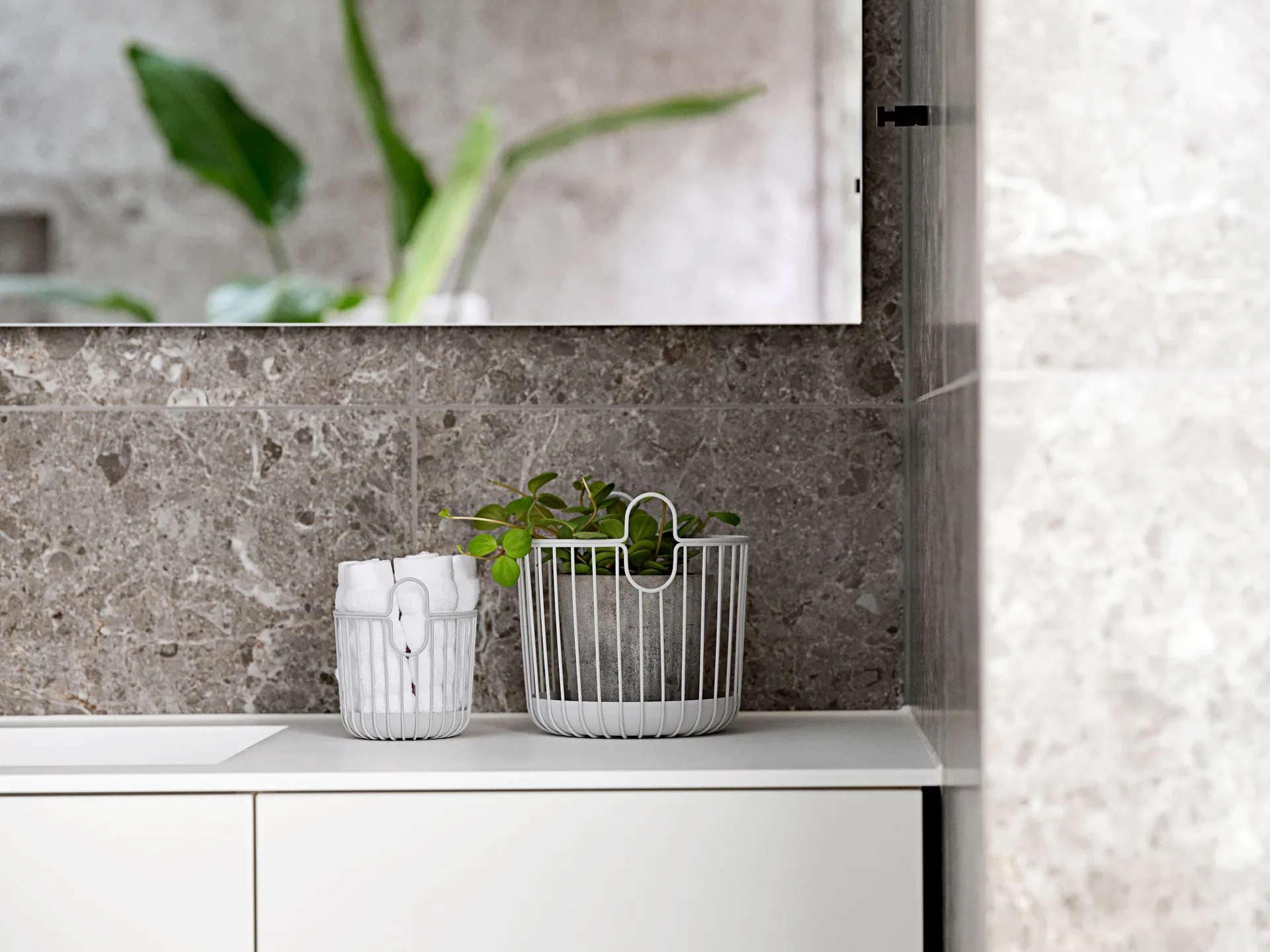 Inu basket 20x20 cm, Soft 灰色 Zone Denmark