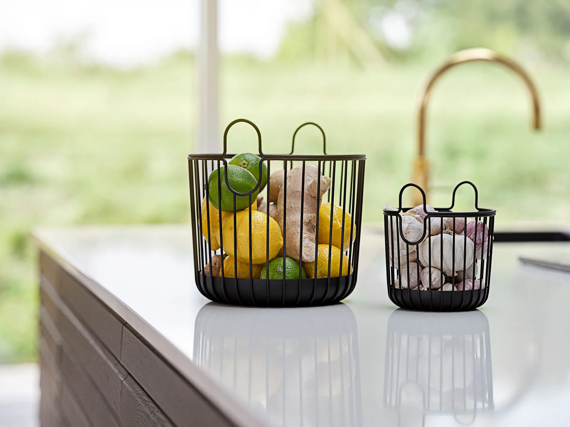 Inu basket 20x20 cm, 黑色 Zone Denmark