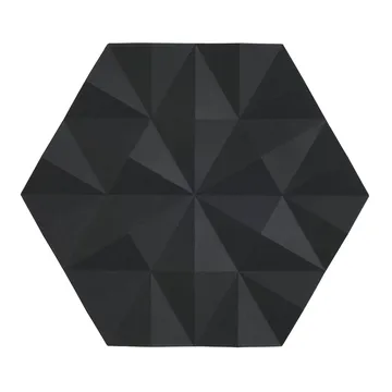 Ori Facet trivet 14x16 cm - 黑色 - Zone Denmark