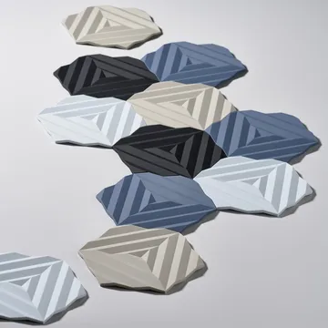 Ori Fold trivet 14x16 cm - bit of 蓝色 - Zone Denmark