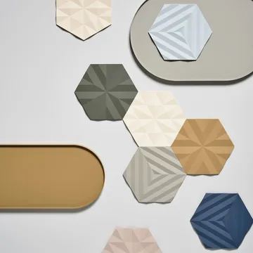 Ori Fold trivet 14x16 cm - bit of 蓝色 - Zone Denmark