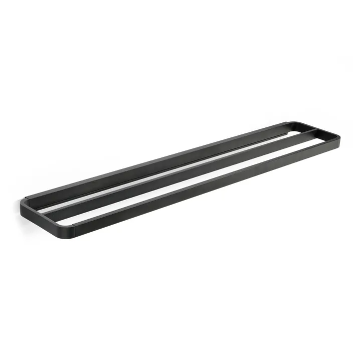 RIM 双毛巾杆12x70cm - 黑色 - Zone Denmark
