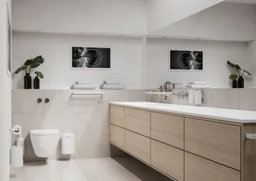 RIM 壁挂式马桶刷38.2cm - 白色 - Zone Denmark