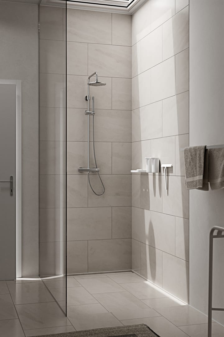 RIM shower shelf low 11x22 cm, 白色 Zone Denmark