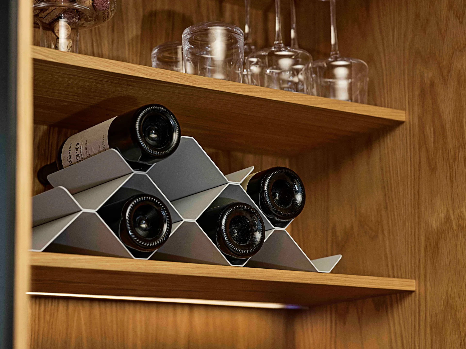 Rocks wine rack, Warm 灰色 Zone Denmark
