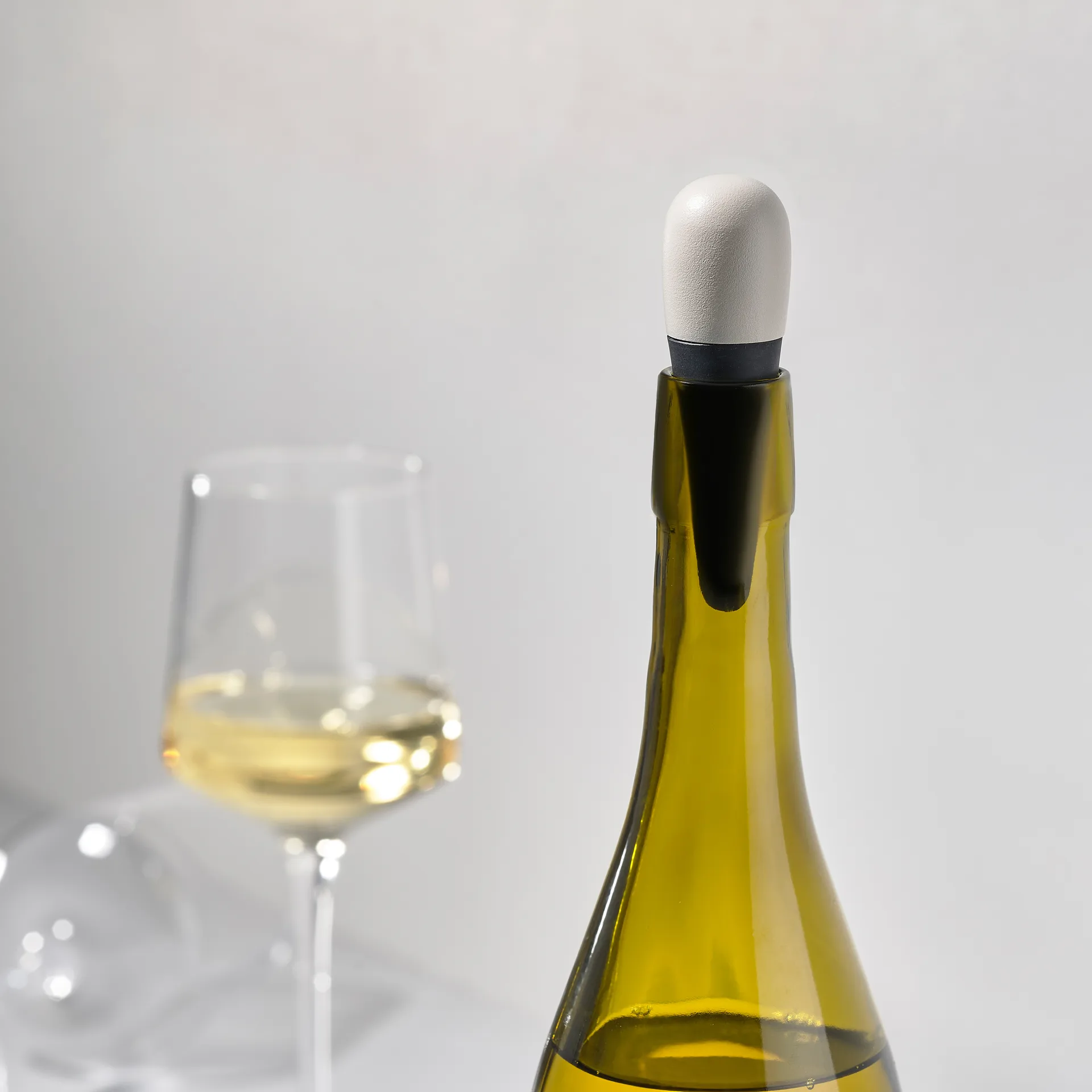 Rocks wine stopper 2.5x8.5 cm, warm 灰色 Zone Denmark