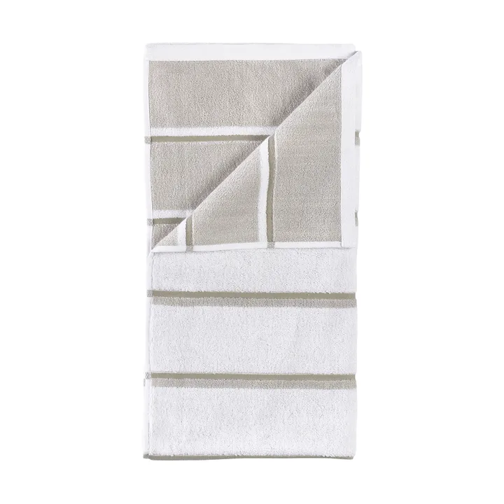 Sauna 桑拿系列 毛巾 - 白色_柔灰色_尤加利绿_70x140cm - Zone Denmark