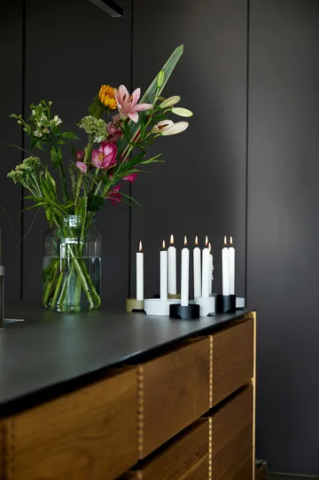 Singles 烛台 Ø9 cm - 黑色 - Zone Denmark