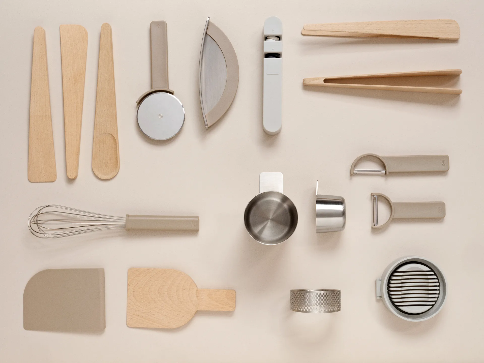 Singles whisk silicone 28 cm, Soft 灰褐色 Zone Denmark