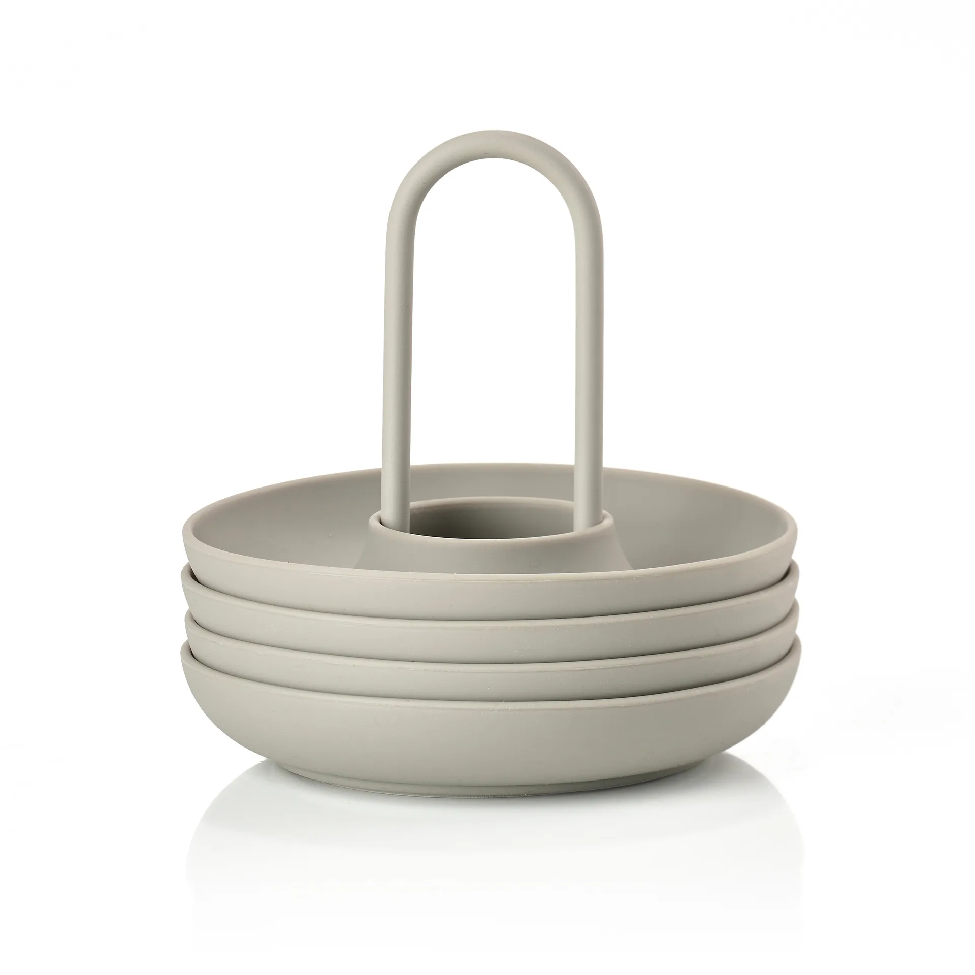 Singles 蛋杯 四件套装 with holder, mud Zone Denmark