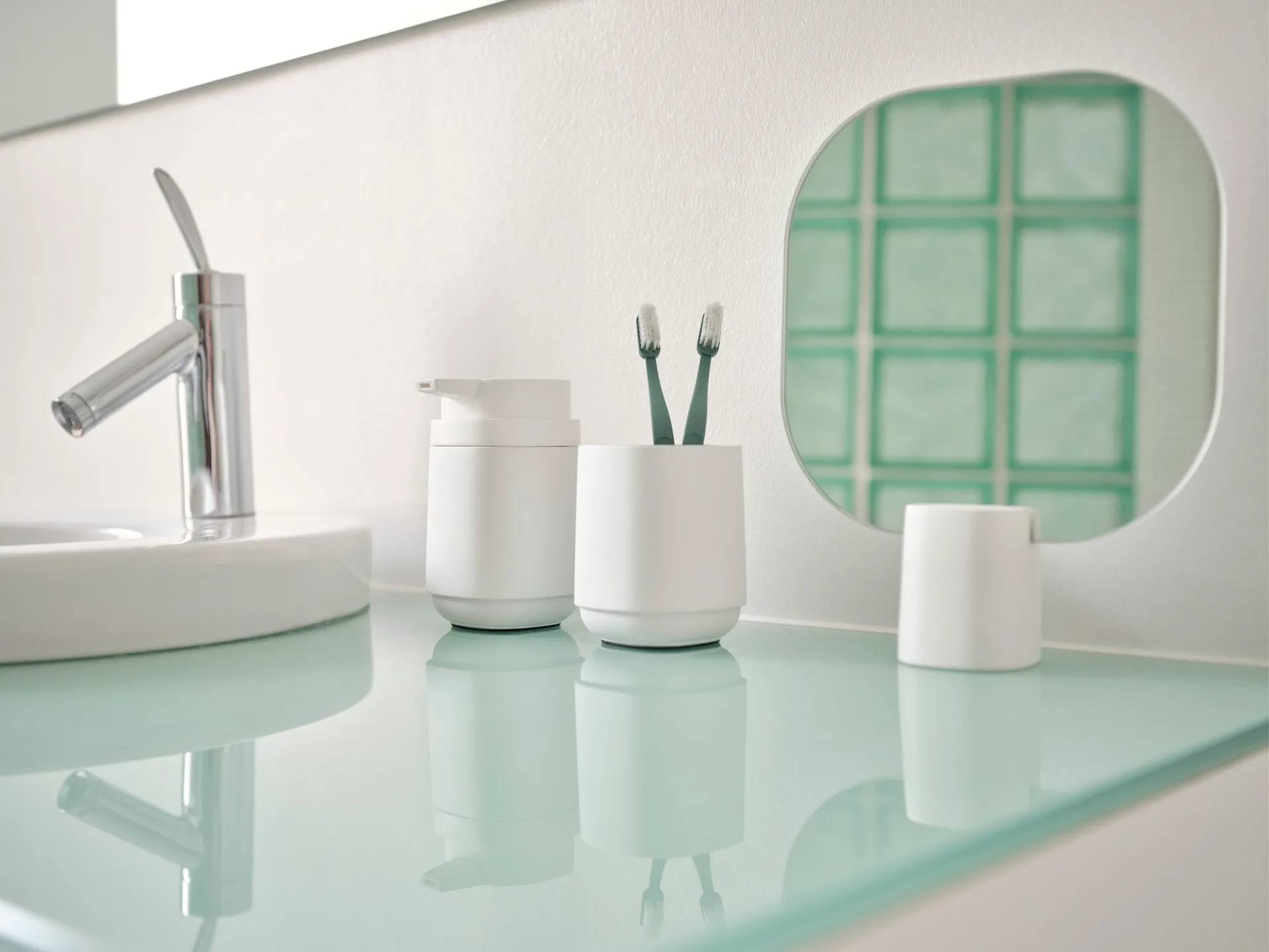 Time 桌面镜 26.5 cm, 白色 Zone Denmark