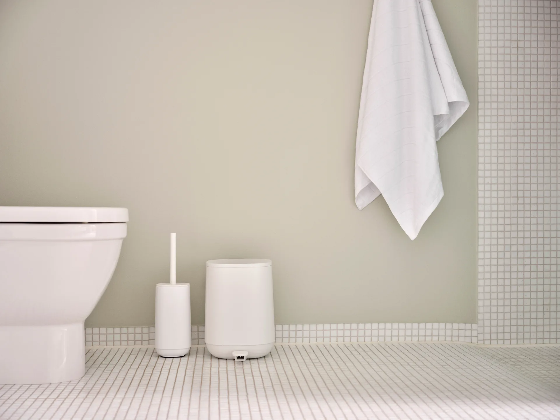 Time 脚踏式桶 3 l, 白色 Zone Denmark