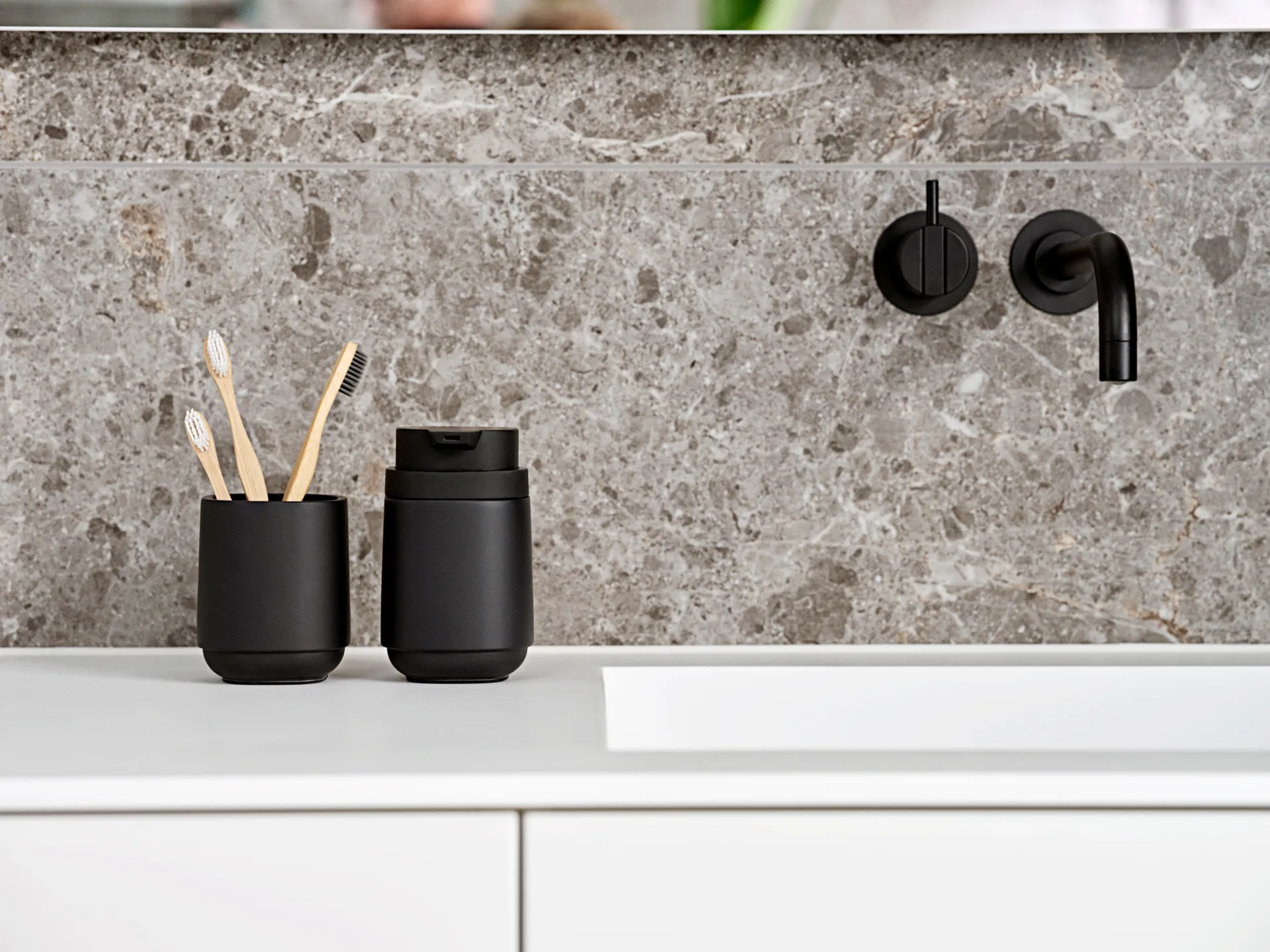 Time 牙刷 马克杯 9.8 cm, 黑色 Zone Denmark