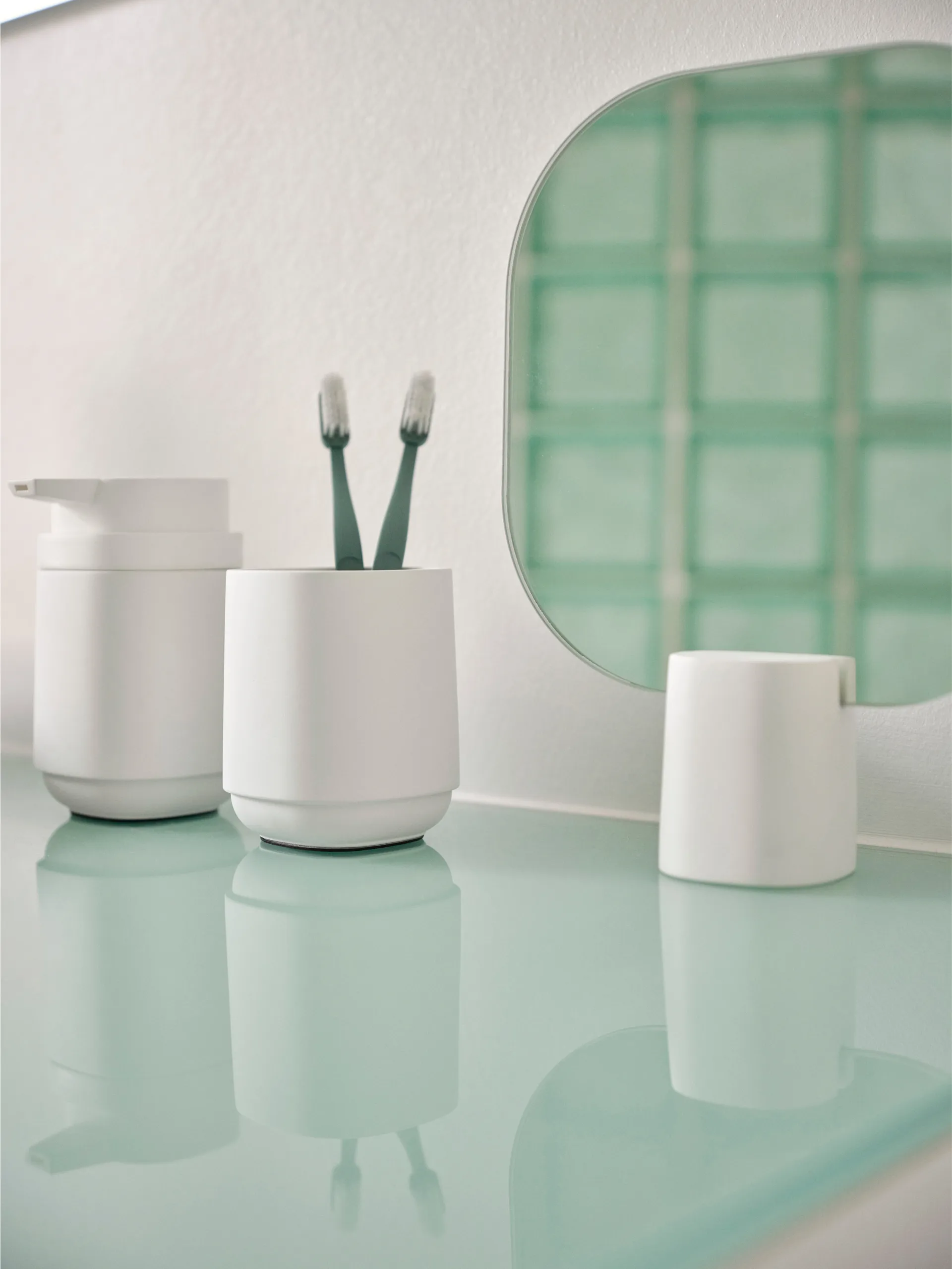 Time 牙刷 马克杯 9.8 cm, 白色 Zone Denmark