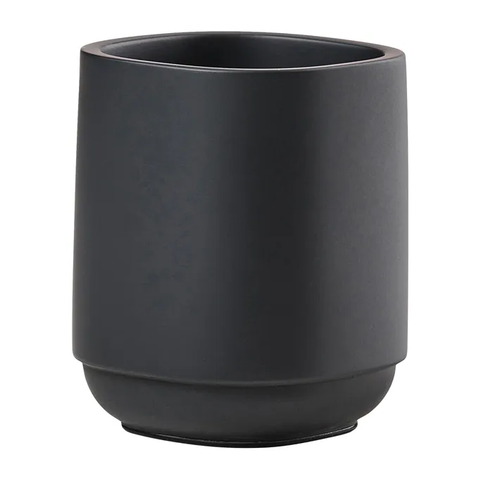Time 牙刷杯 9.8cm - 黑色 - Zone Denmark