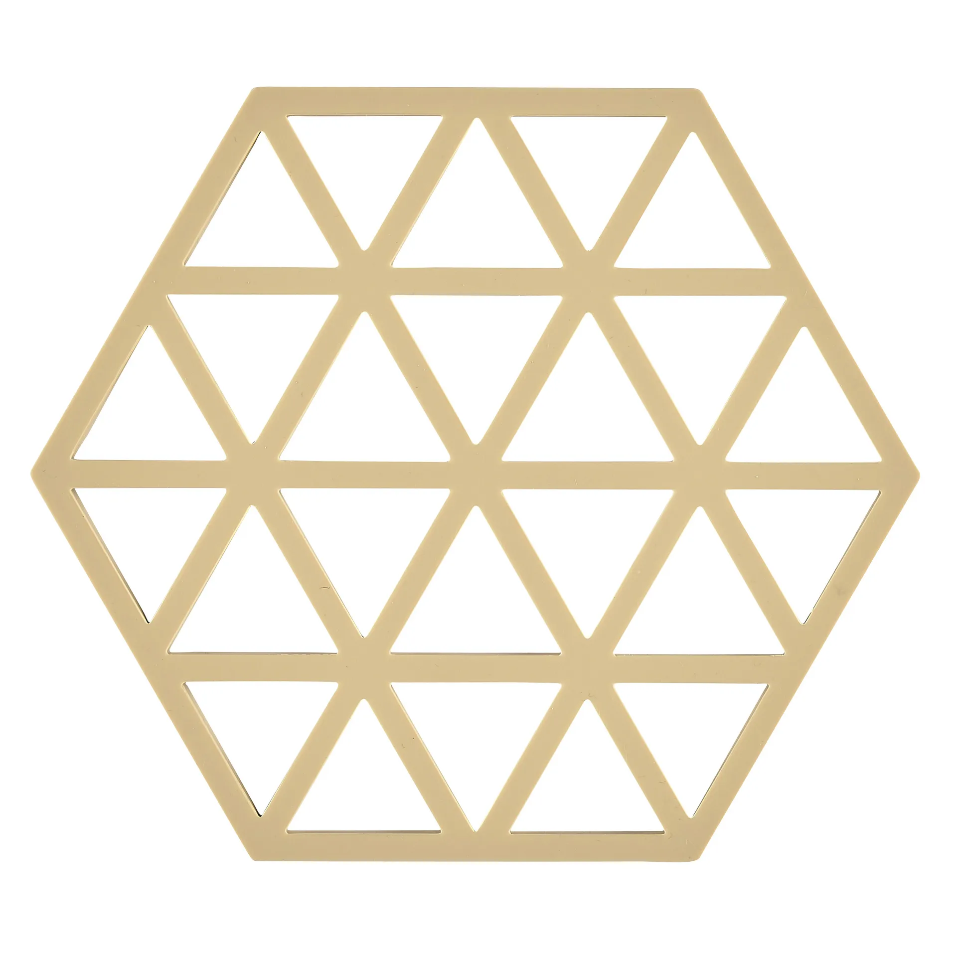 Triangles trivet 14x16 cm, warm 沙色 Zone Denmark