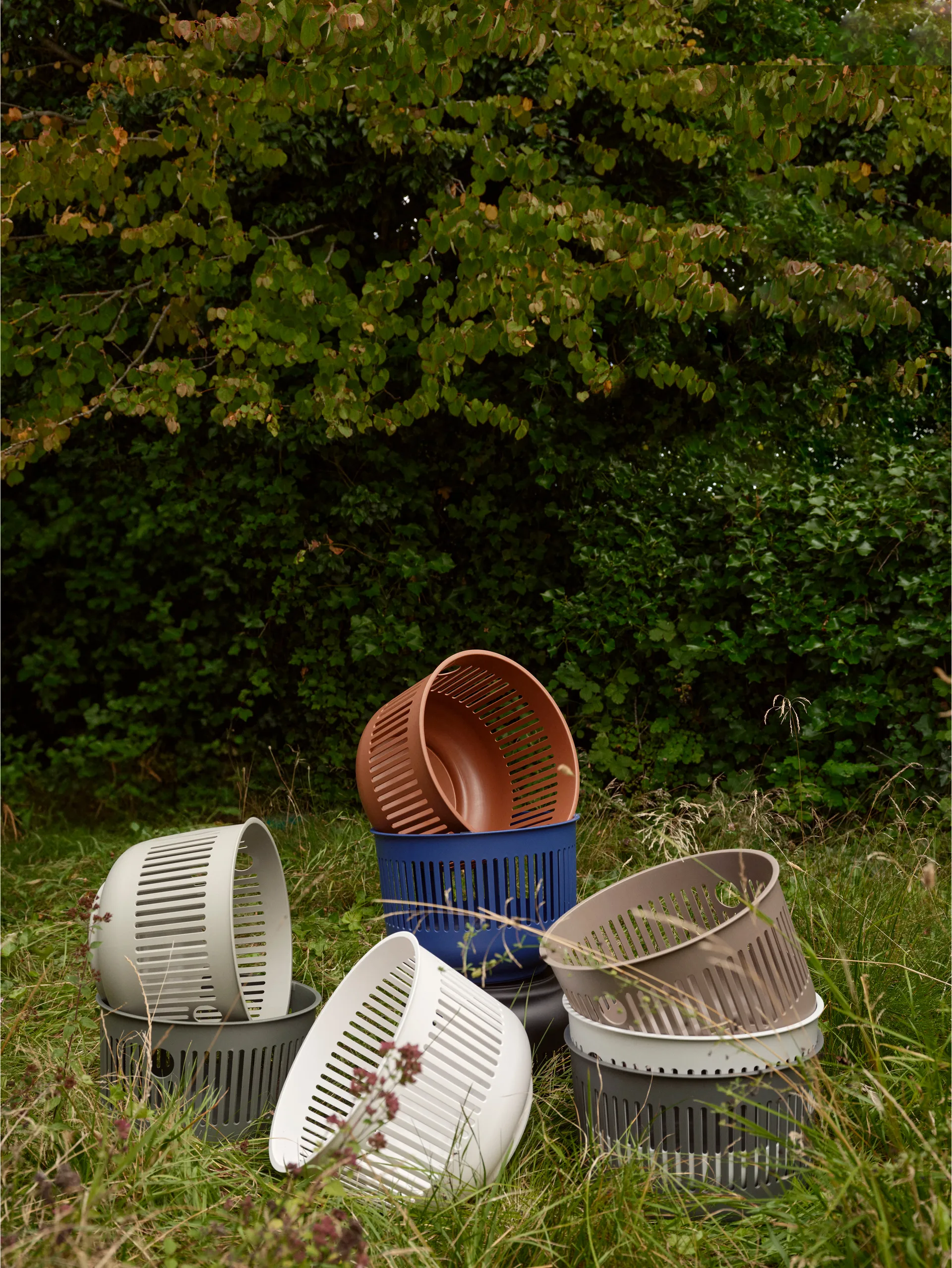 Ume 洗衣篮 Ø40x29 cm, 灰褐色 Zone Denmark