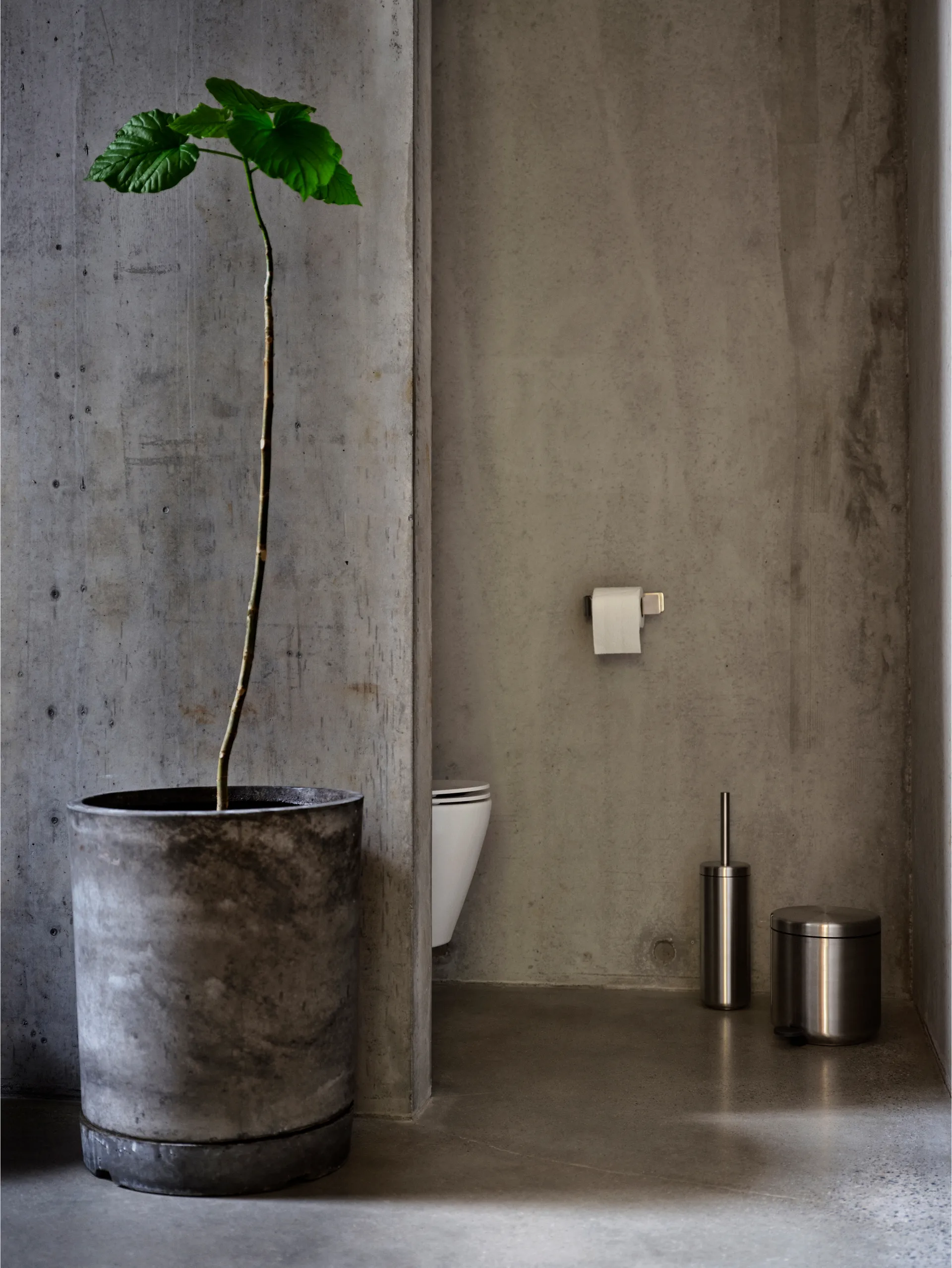 Ume 梅脚踏垃圾桶, 钢色 Zone Denmark