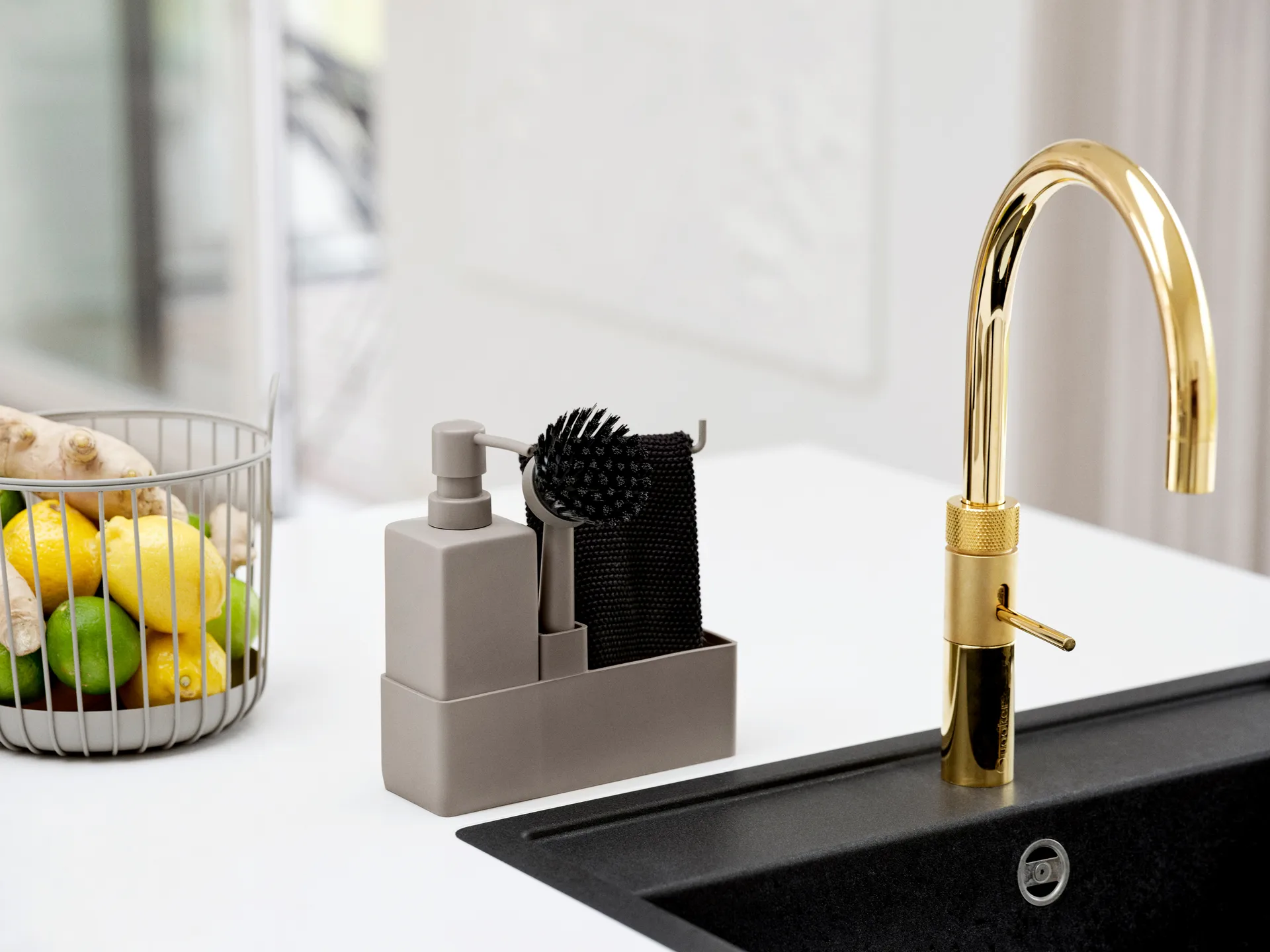 Zone Denmark dish set with dishcloth, 灰褐色（Taupe） Zone Denmark