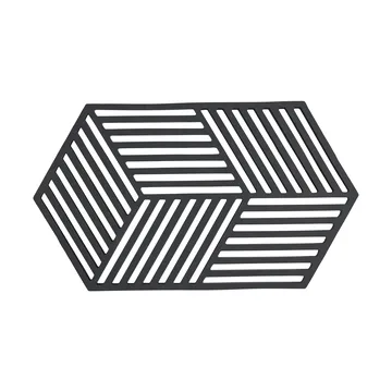 六边形隔热垫大号 - 黑色 - Zone Denmark