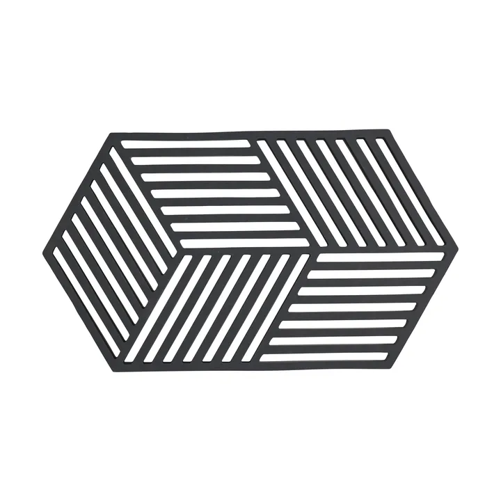 六边形隔热垫大号 - 黑色 - Zone Denmark