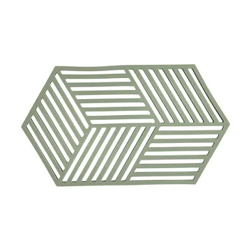 六边形隔热垫大号 - 迷迭香绿 - Zone Denmark