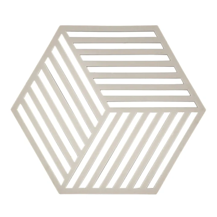 六边形隔热垫 - 暖灰色 - Zone Denmark