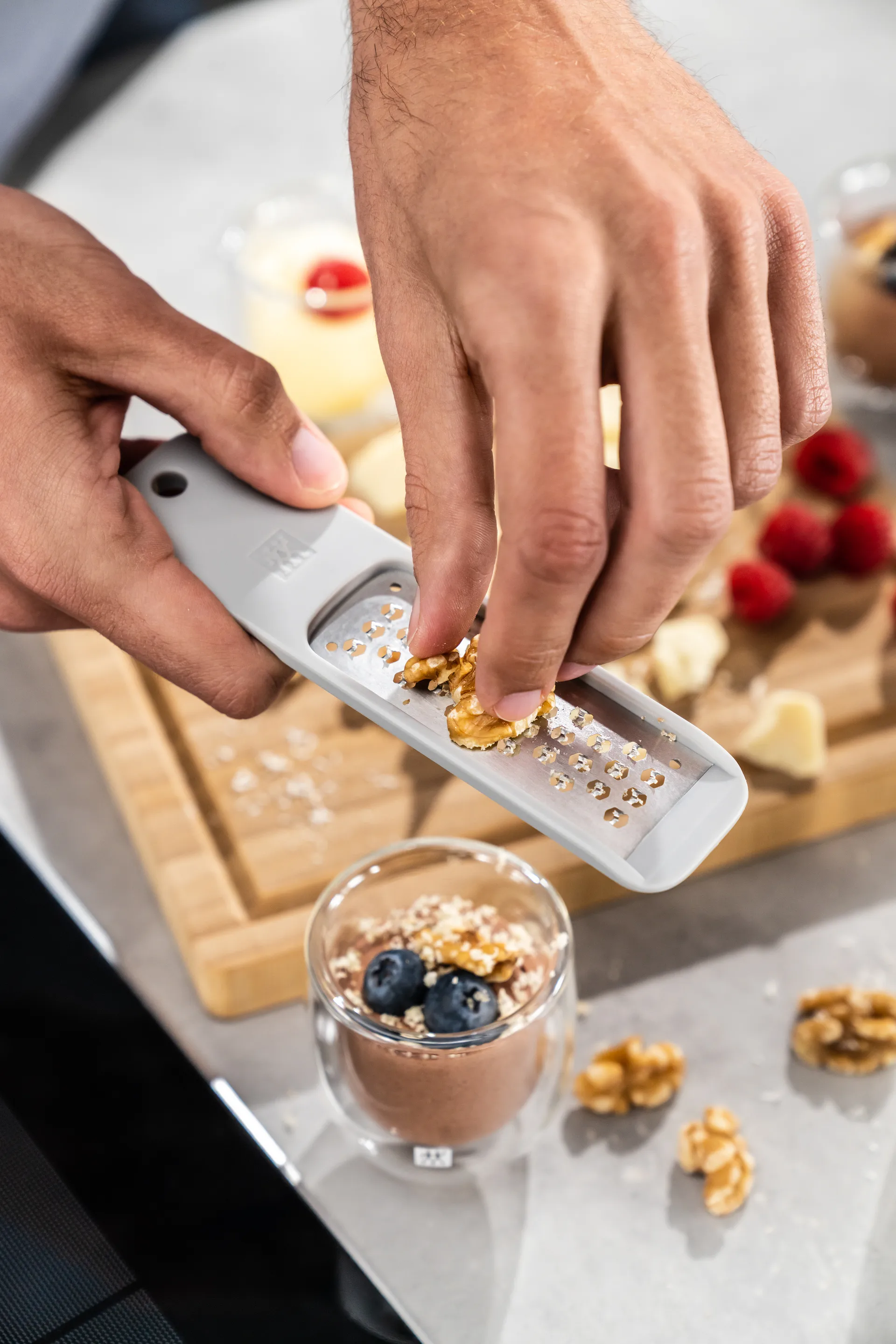 Z-cut mini grater, 灰色 Zwilling