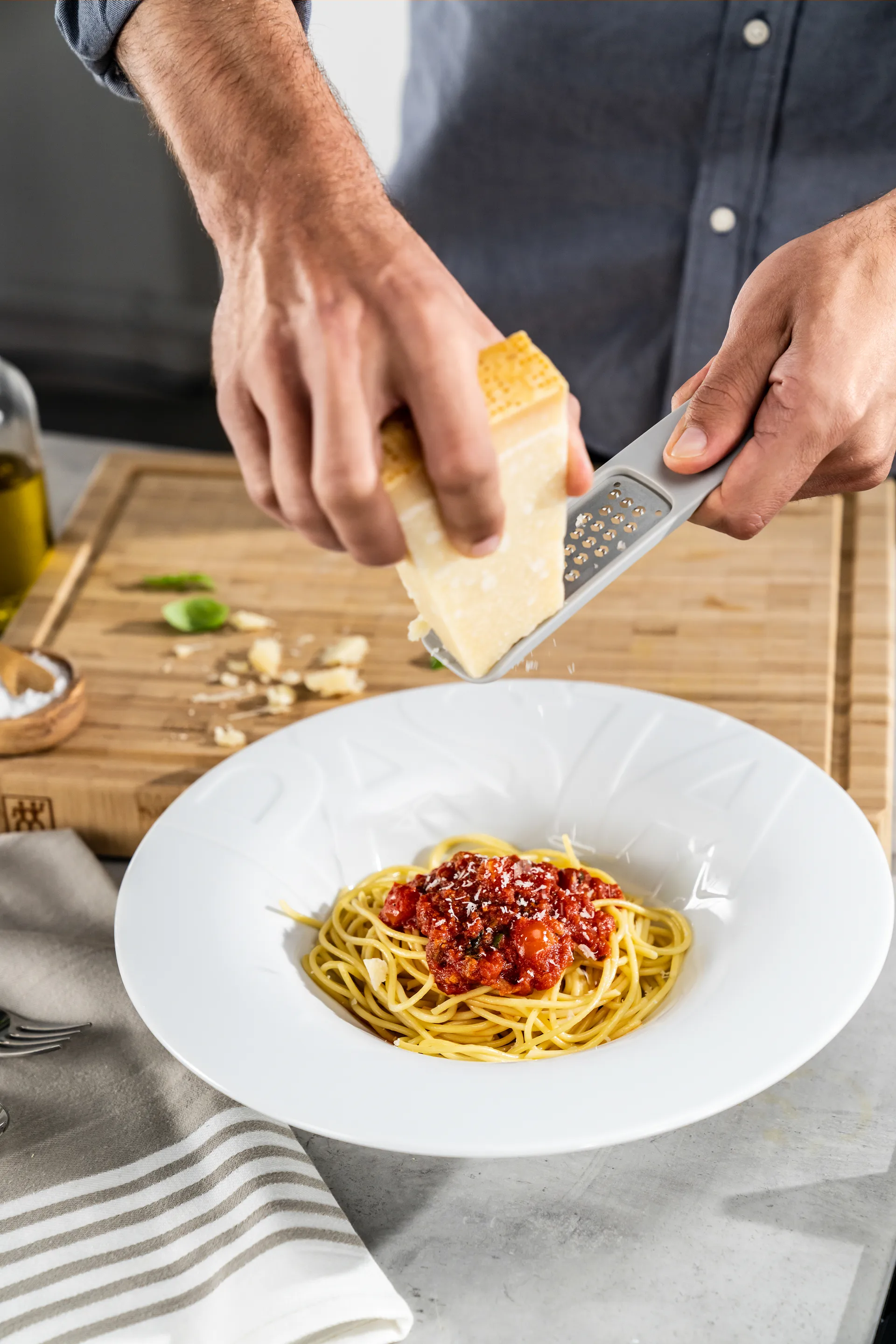 Z-cut mini grater, 灰色 Zwilling