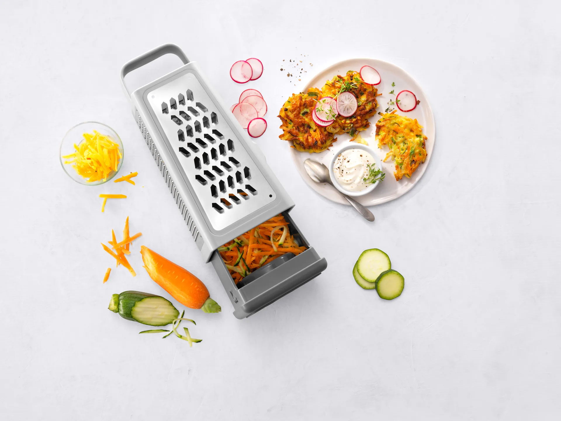 Z-cut torn grater, 灰色 Zwilling