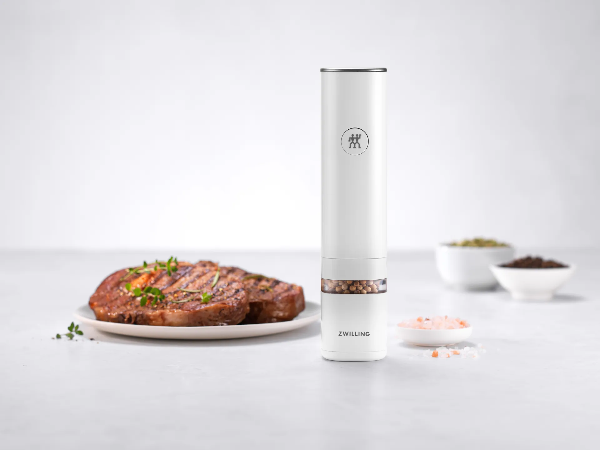 Zwilling 电动香料研磨器22.5cm, 白色 Zwilling