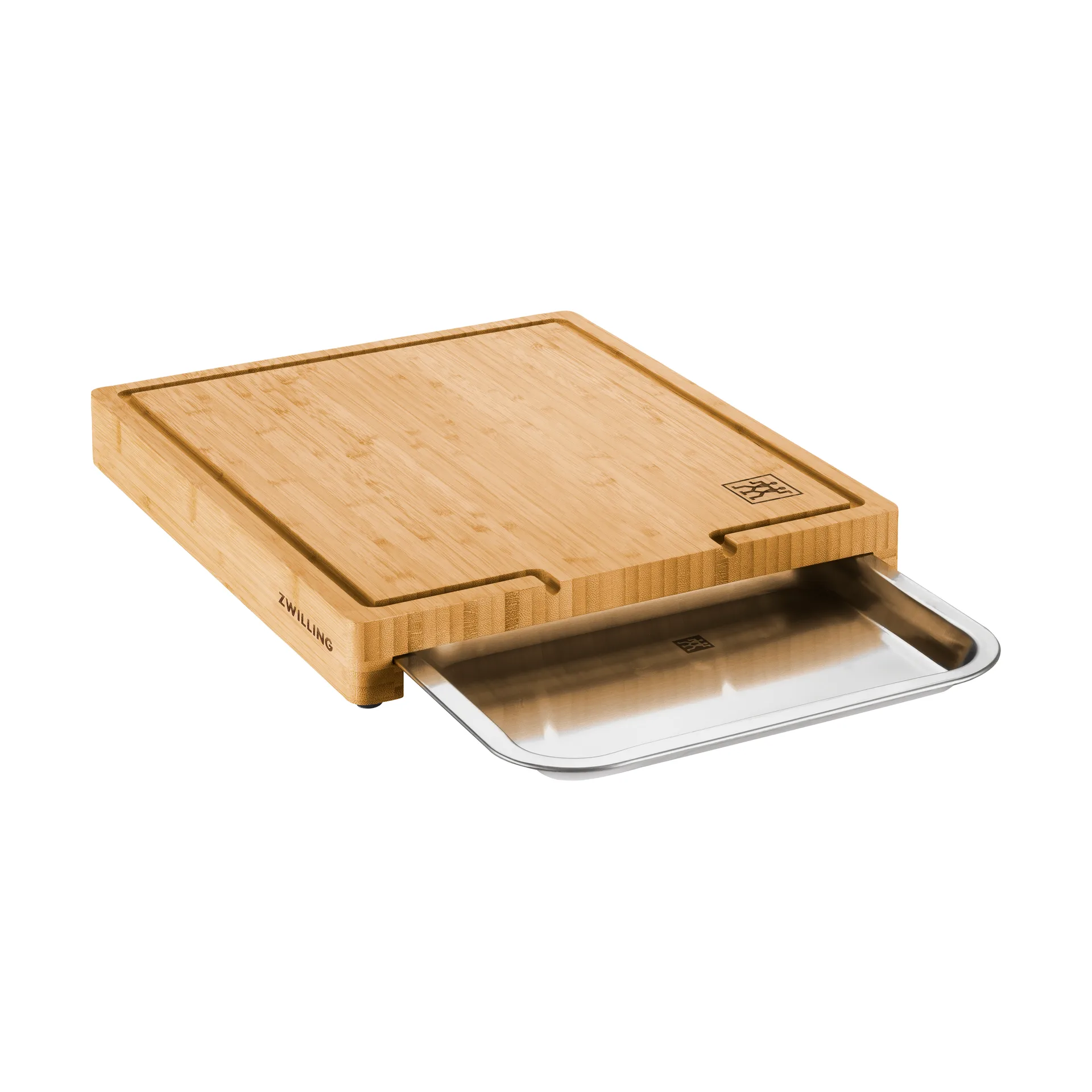 Zwilling BBQ+竹制砧板带集汁托盘, 39x30cm Zwilling