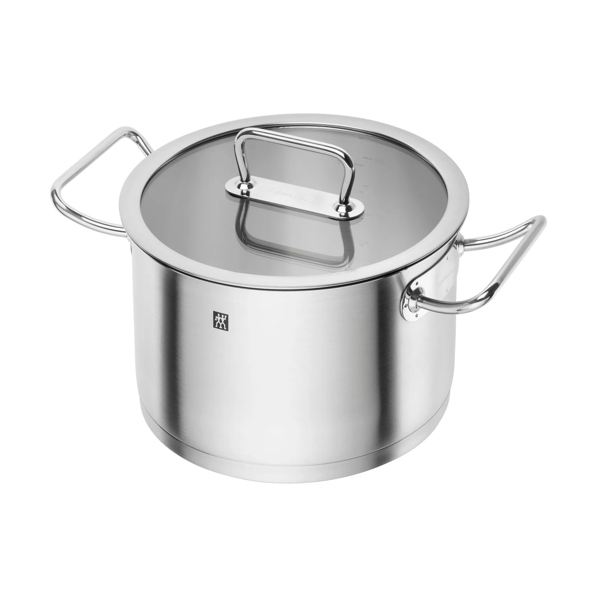 Zwilling Pro不锈钢高身炖锅带玻璃盖, 6.2L Zwilling