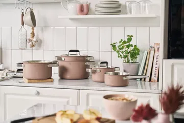 Zwilling Pure不锈钢单柄锅套装5件套 - 粉色 - Zwilling