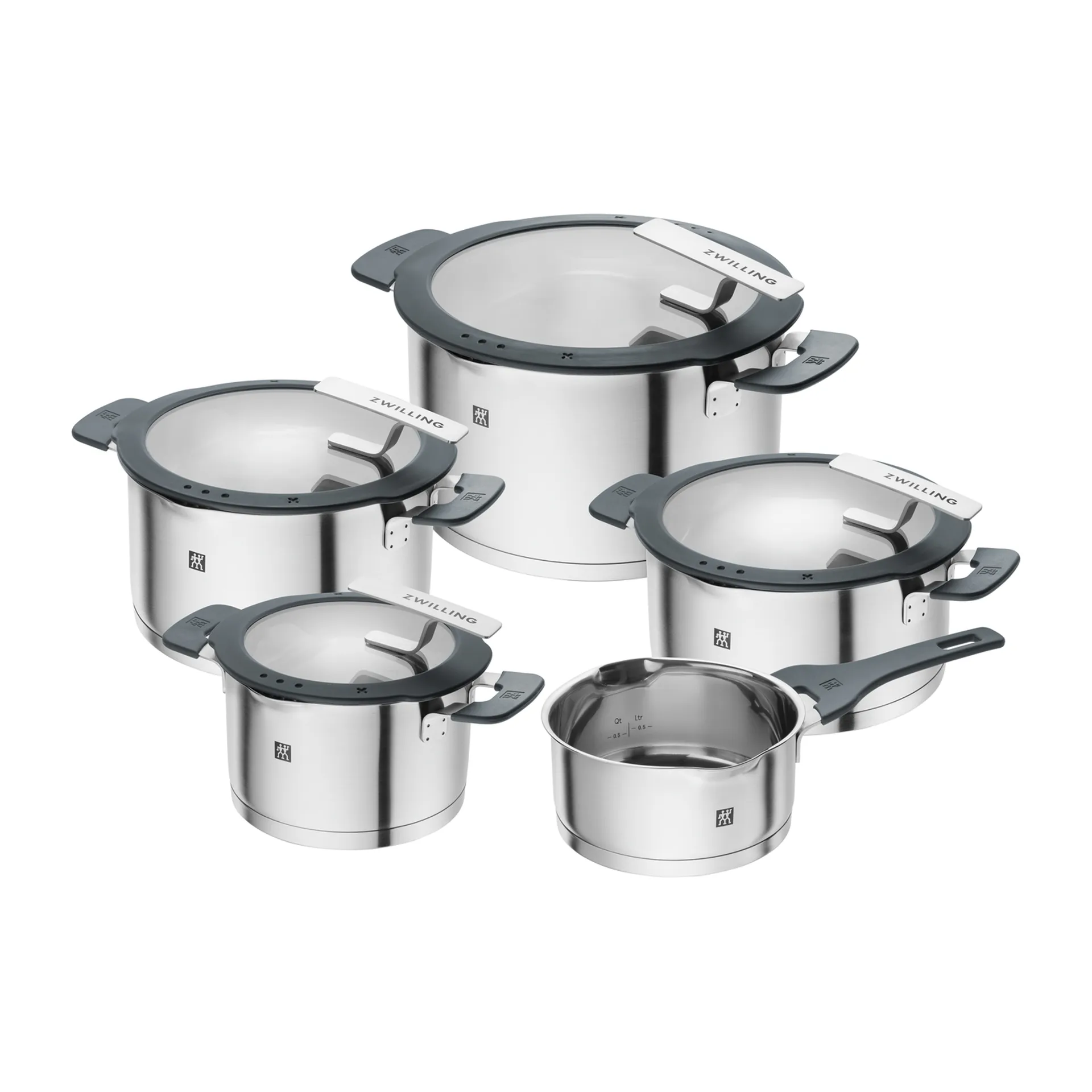 Zwilling Simplify saucepan set 5 pieces, 银色 Zwilling
