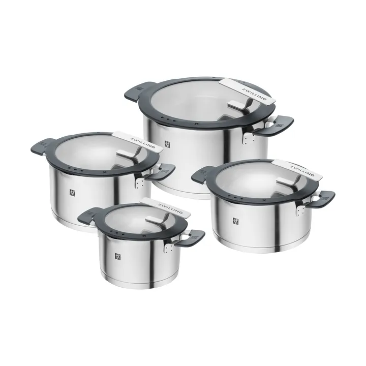 Zwilling Simplify不锈钢锅具套装8件套 - 不锈钢 - Zwilling